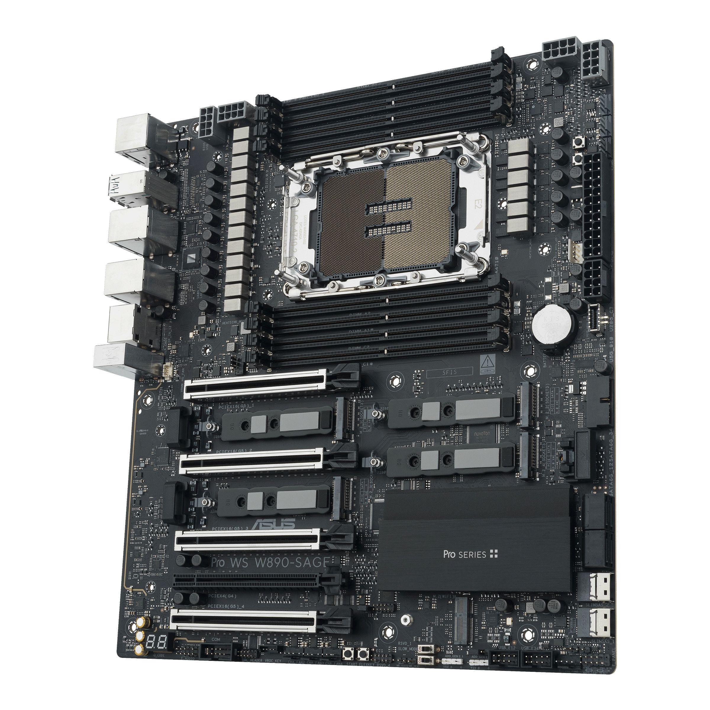 Motherboard ASUS PRO WS W890-SAGE (LGA 4710-2 - Intel Xeon - CEB - Preto), miniatura 9