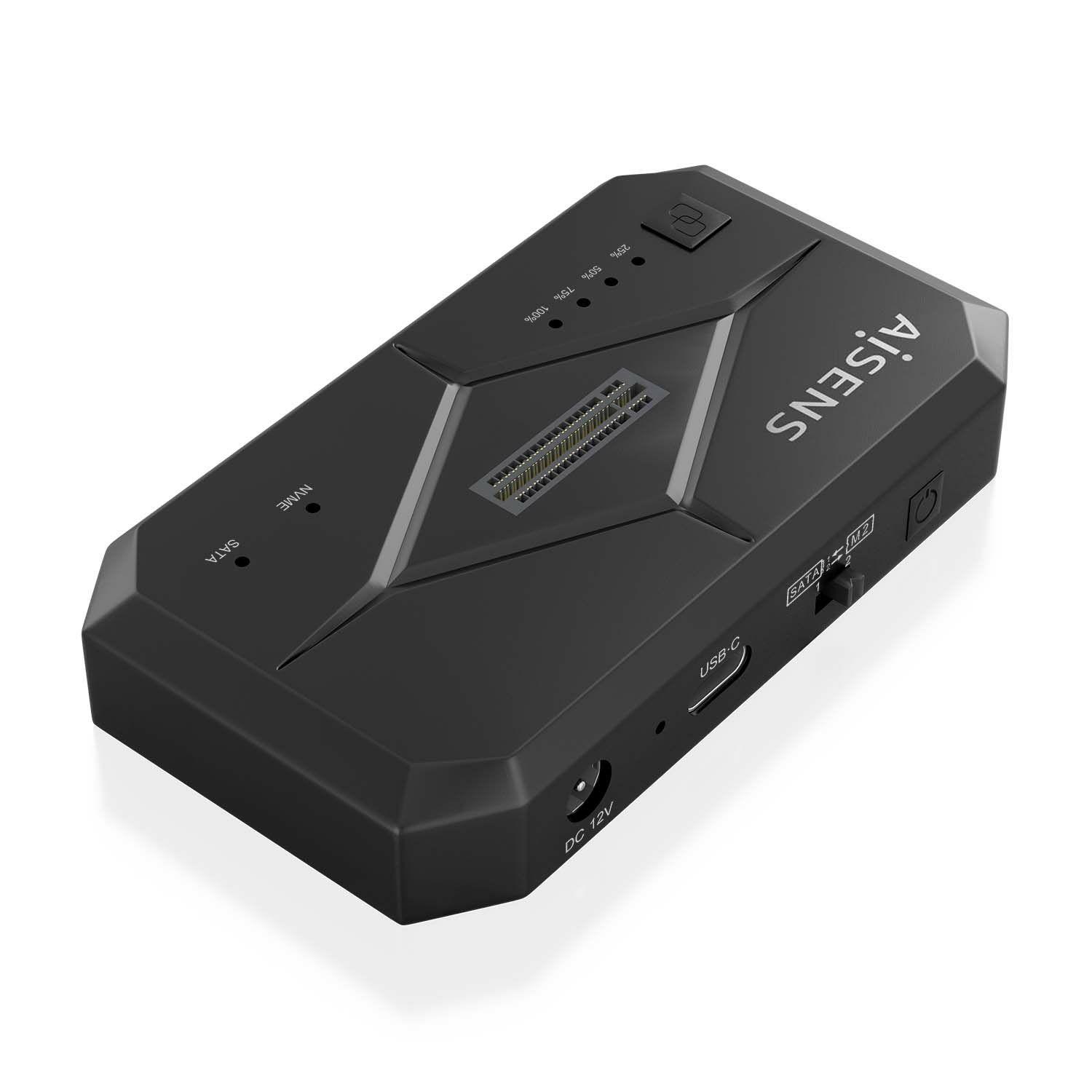 Estação de Docking AISENS ASDS-M2SATA04B (2.5,3.5,M.2 " - Preto) — miniatura 2