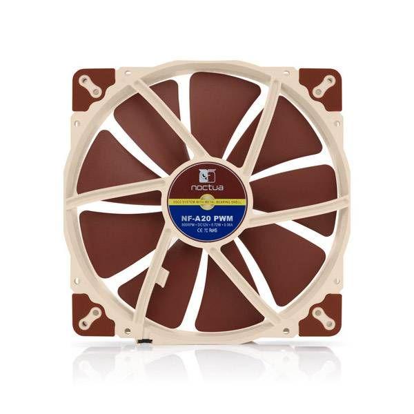 Ventoinha NOCTUA NF-A20 PWM (Não suportado - 0,96 W - Bege e Castanho), miniatura 3