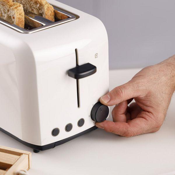 Torradeira TAURUS My Toast Duplo Cool 2R Larga (1450 W - 2 fatias - Preto e Branco), miniatura 5