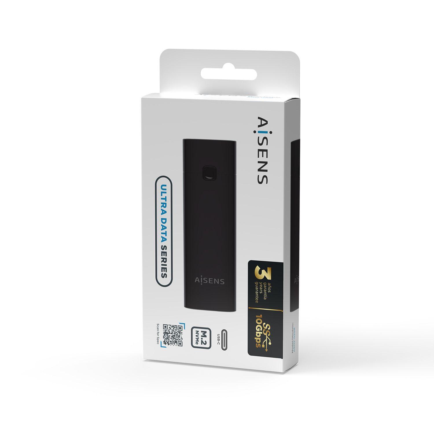 Caixa Externa M.2 AISENS ASM2-020B (2 TB - M.2 - Preto) — miniatura 6
