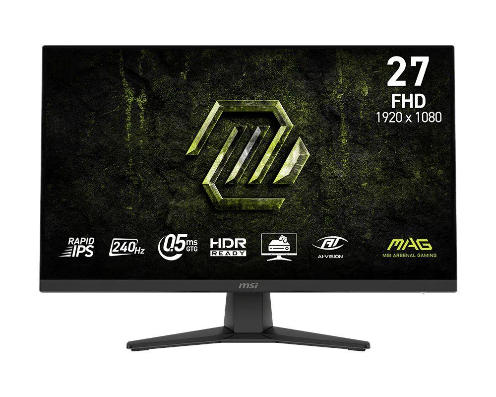 Monitor MSI MAG 272F X24 (27" - Rapid IPS - 240 Hz - Preto)