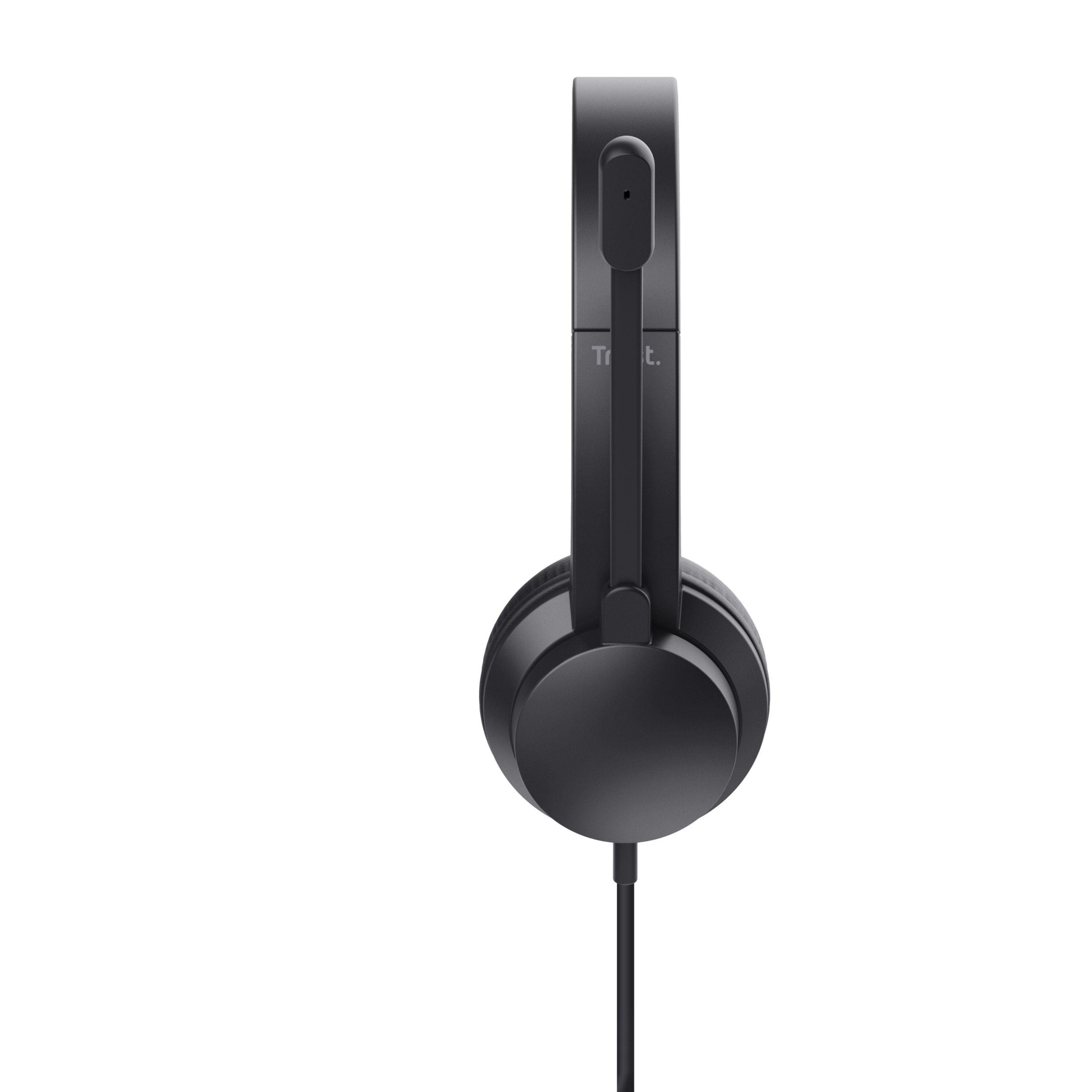 Headset TRUST HS-201 (Binaural - Com fios - Supra-aural - Preto) — miniatura 4