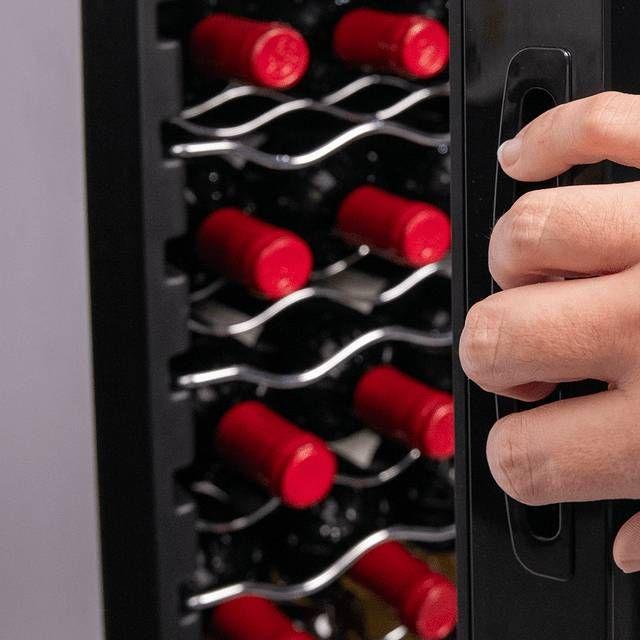 Cave de Vinho CECOTEC Bolero GrandSommelier 34030 (34 garrafas - 80 l - Altura 84 cm - Preto) — miniatura 4