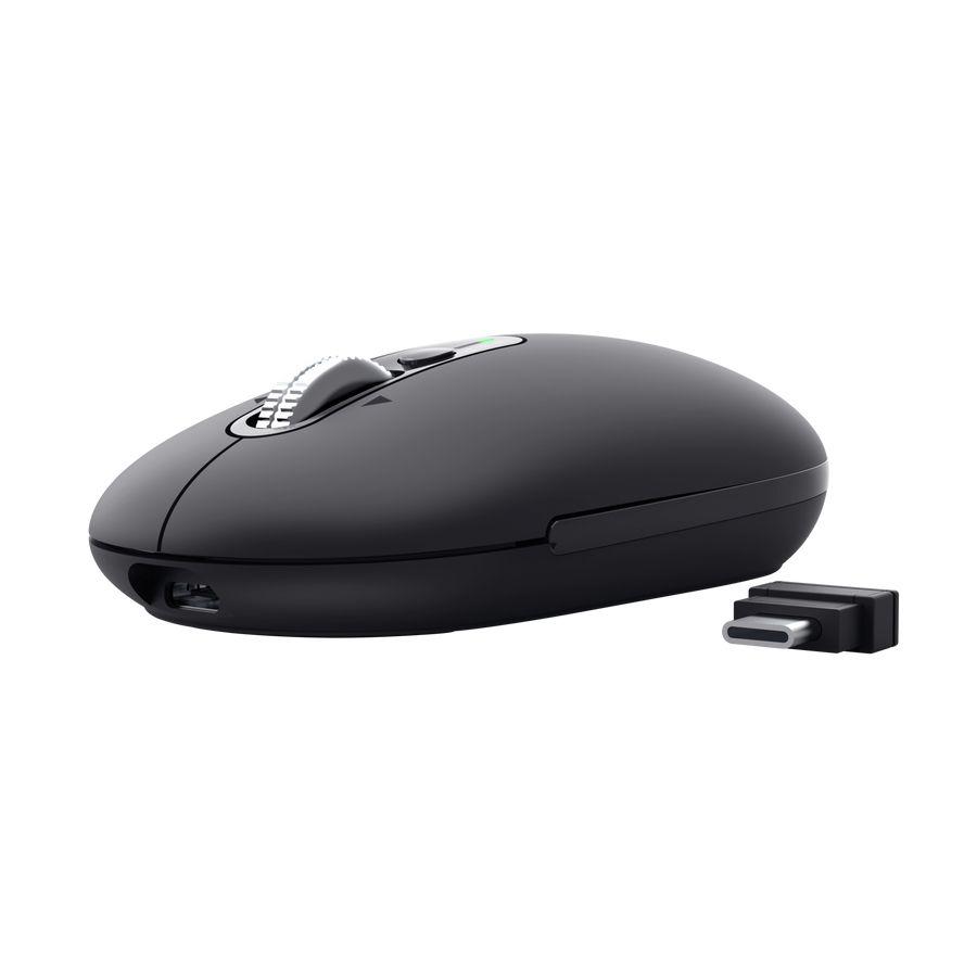 Rato TRUST Seron Slim Multi (Ambidestro - 3200 DPI - Ótico - Preto) — miniatura 2