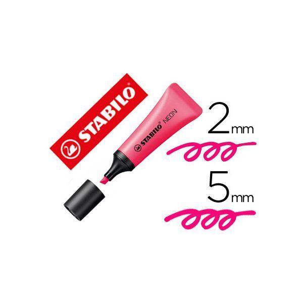 Marcador Fluorescente STABILO Neon 72/56 (Rosa), miniatura 2
