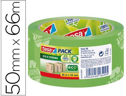 Fita Adesiva de Embalagem TESA tesapack Eco & Strong 58156-00000-00 (66 mt x 50 mm - Verde)