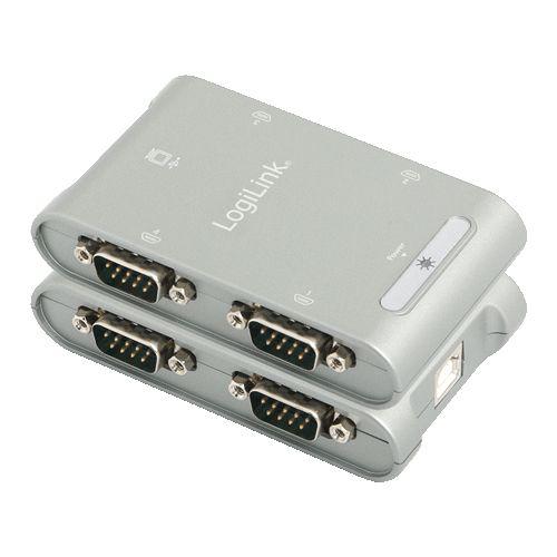 Adaptador USB LOGILINK AU0032 (Cinzento)