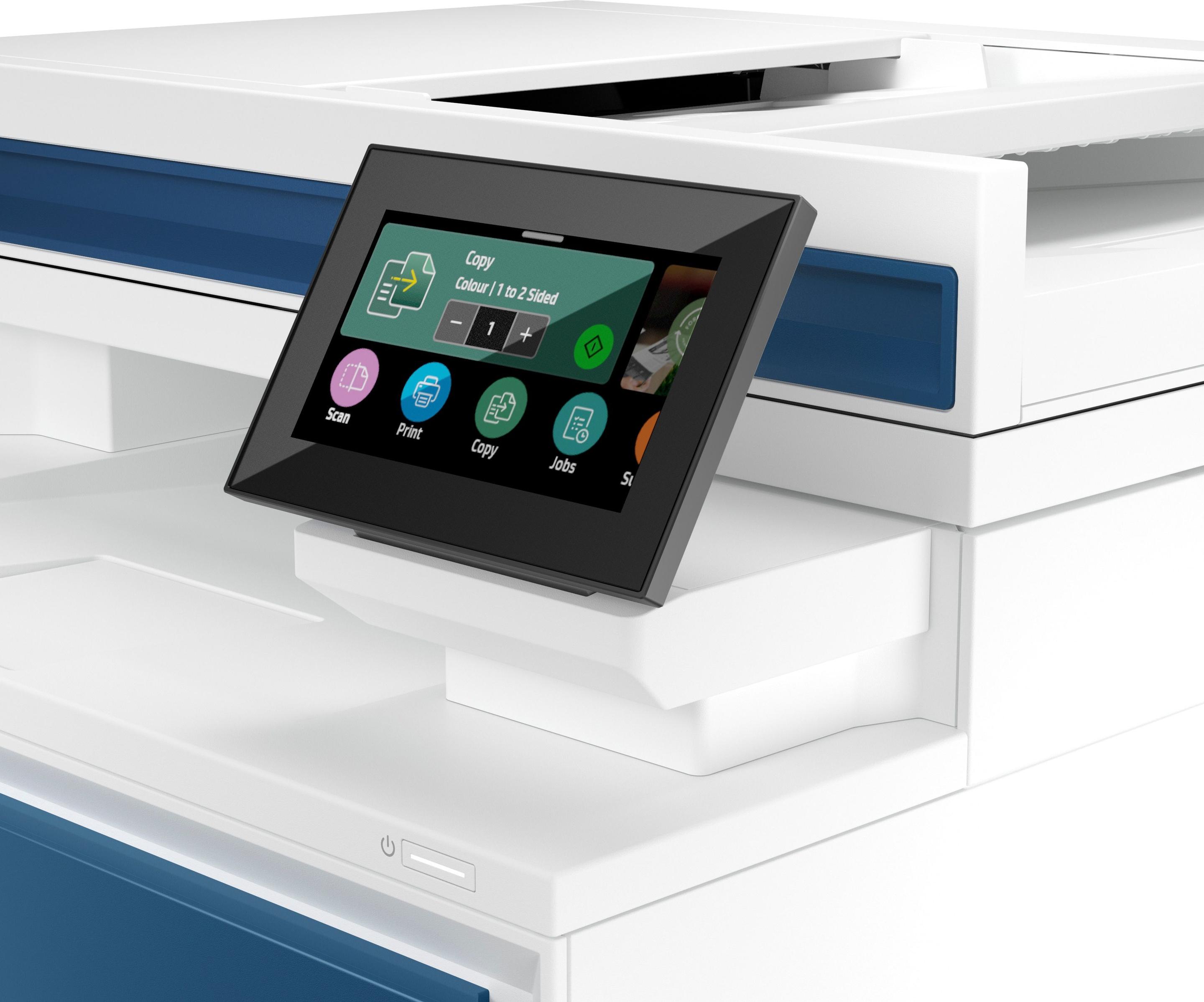 Impressora Multifunções Laser a Cores HP Color LaserJet Pro 4302fdw (A4 - Impressão a cores - 300 folhas - Azul e Branco) — miniatura 7