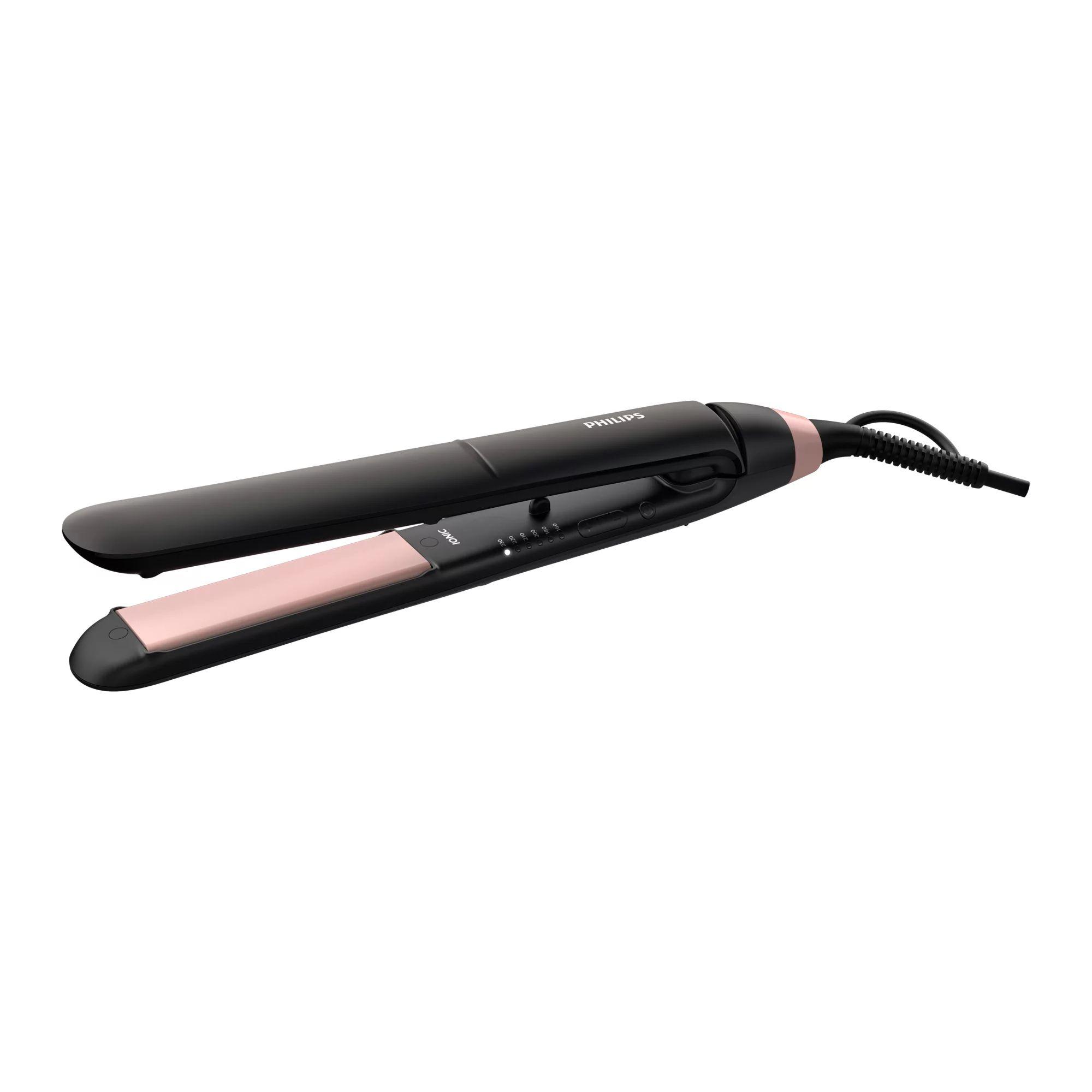 Alisador de Cabelo PHILIPS BHS378/00 (Queratina de cerâmica - Preto e Rosa)