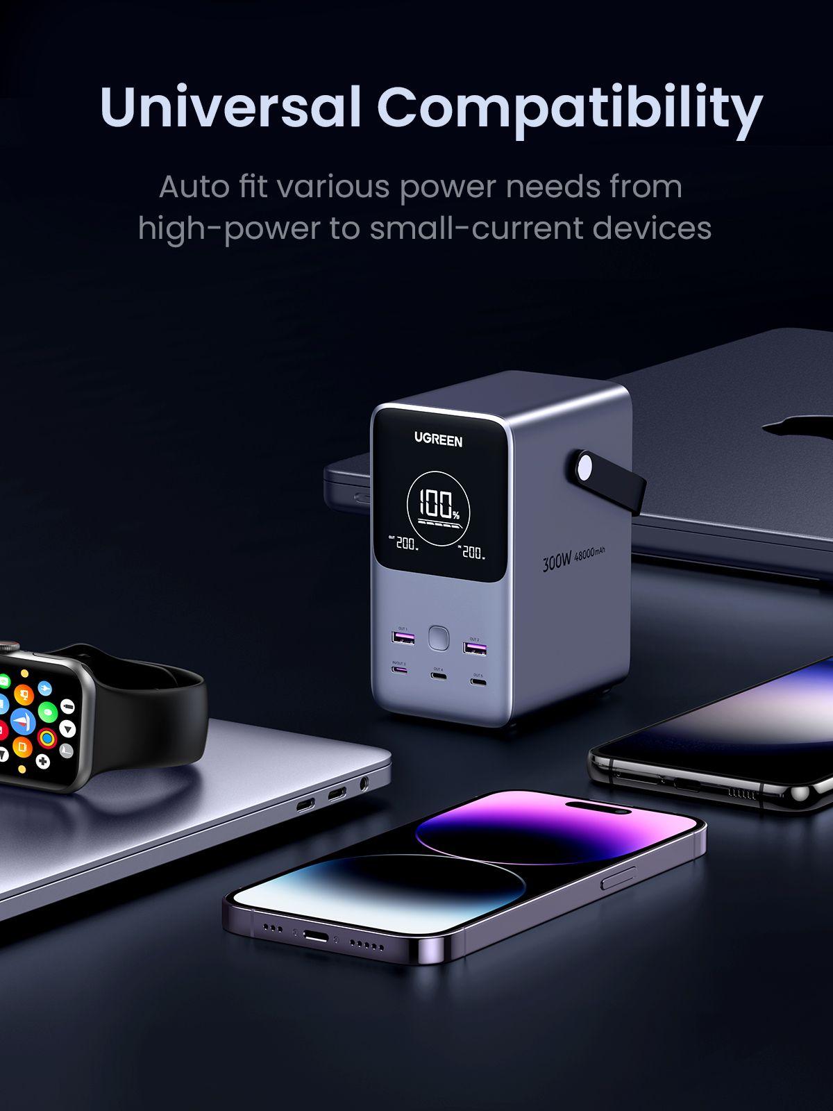 Powerbank UGREEN PB770 (48000 mAh - 153,6 Wh - PD 3.1 até 140 W - Cinzento), miniatura 14