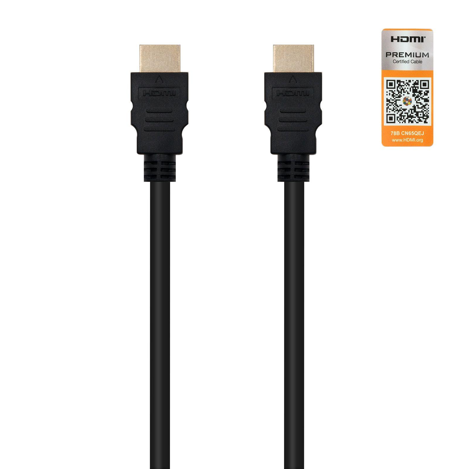Cabo HDMI NANOCABLE 10.15.3603 (3 m - 60 Hz - HDMI Type A - Preto) — miniatura 2