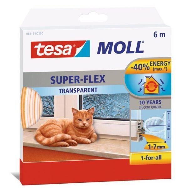Fita de Calafetagem TESA Moll Premium Flexible 05417 (Silicone - Transparente), miniatura 2