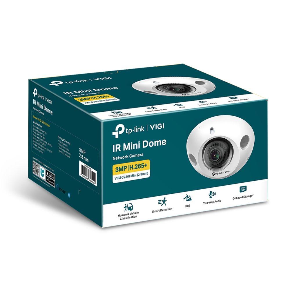 Câmara de Segurança IP TP-LINK VIGI C230I Mini (H.264, H.264+, H.265, H.265+ - Interior e exterior - Plástico - Branco), miniatura 2