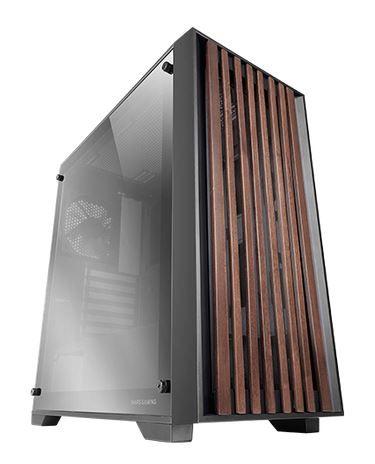 Caixa PC ATX MARS GAMING MC-WOODC (ATX, Micro ATX, Mini-ITX - Midi Tower - 16,3 cm - Preto)