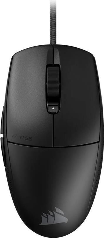 Rato CORSAIR M55 (Mão direita - Até 16000 DPI - Ótico - Preto)