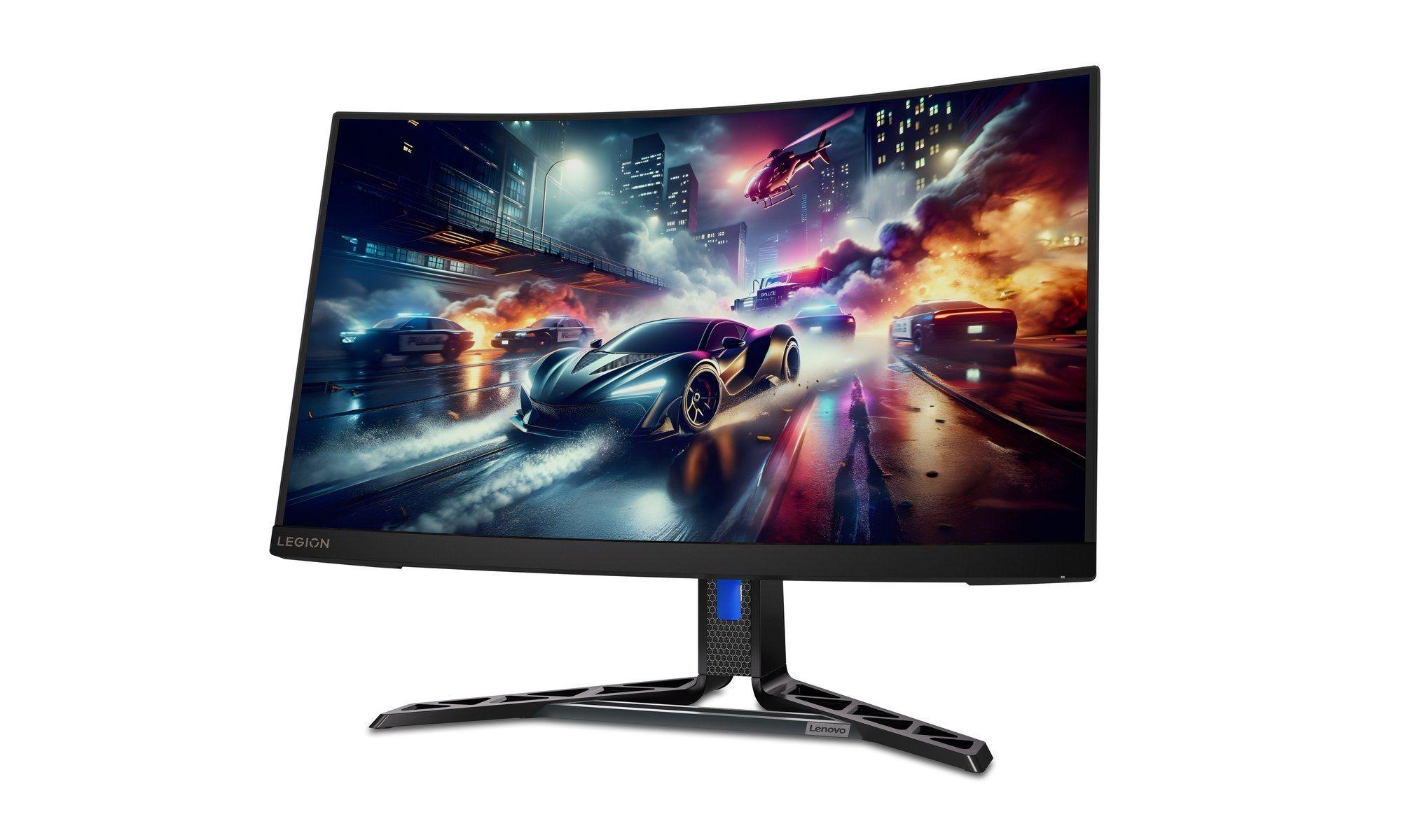Monitor LENOVO Legion R27qc-30 (27″ QHD VA Curvo 180 Hz - Preto) — miniatura 3
