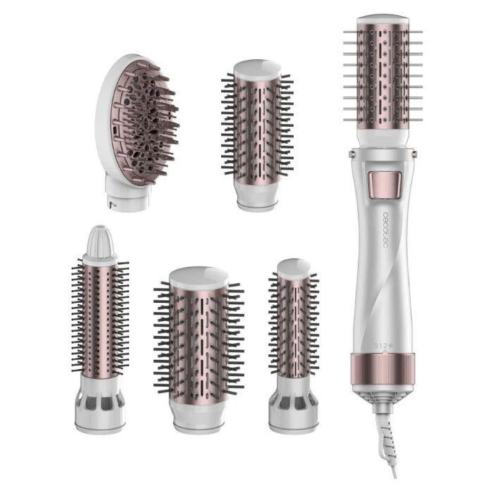 Escova Modeladora de Cabelo CECOTEC Bamba CeramicCare 5 em 1 Pro (Cerâmica - Branco/Rosa-Dourado), miniatura 3