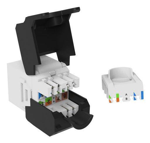 Conector Keystone EQUIP 769227 (LSA - RJ-45 - Cat6a - Branco) — miniatura 3