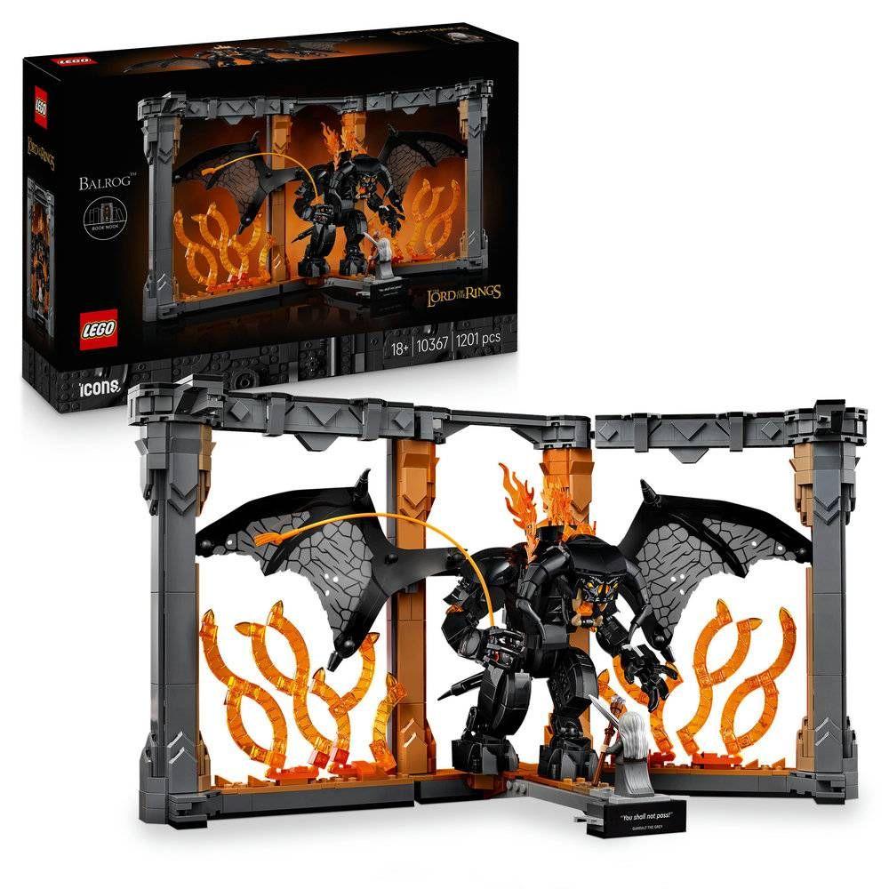 LEGO 10367 Icons Book Nook O Senhor dos Anéis: Balrog™ (18+ anos - 1201 peças), miniatura 3