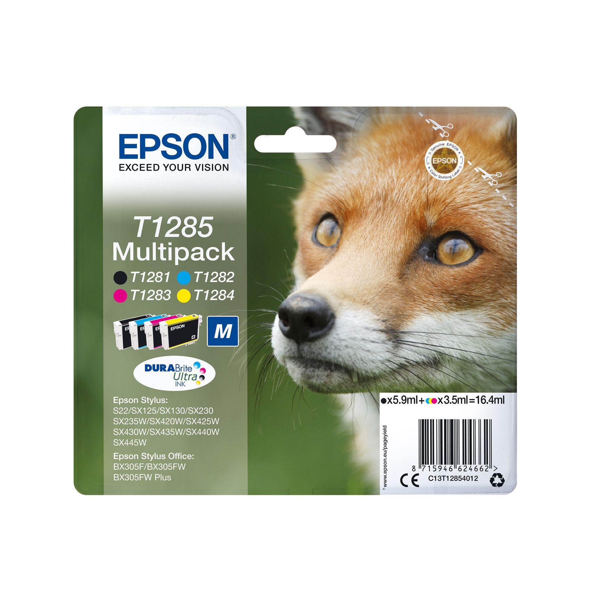 Tinteiros EPSON T1285 EasyMail (Multipack de 4 - Preto, Ciano, Magenta e Amarelo), miniatura 2