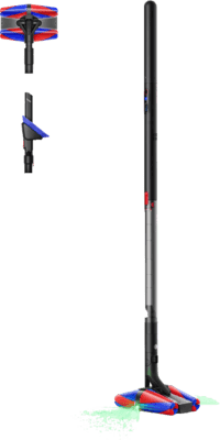 Aspirador Vertical DYSON PencilVac Fluffycones (Altura 116 cm - Preto e Cinzento)