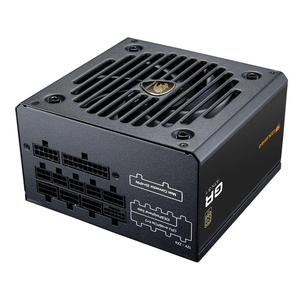 Fonte de Alimentação COUGAR CGRGDN-850 (ATX - 80 PLUS Gold - Totalmente modular - Preto)