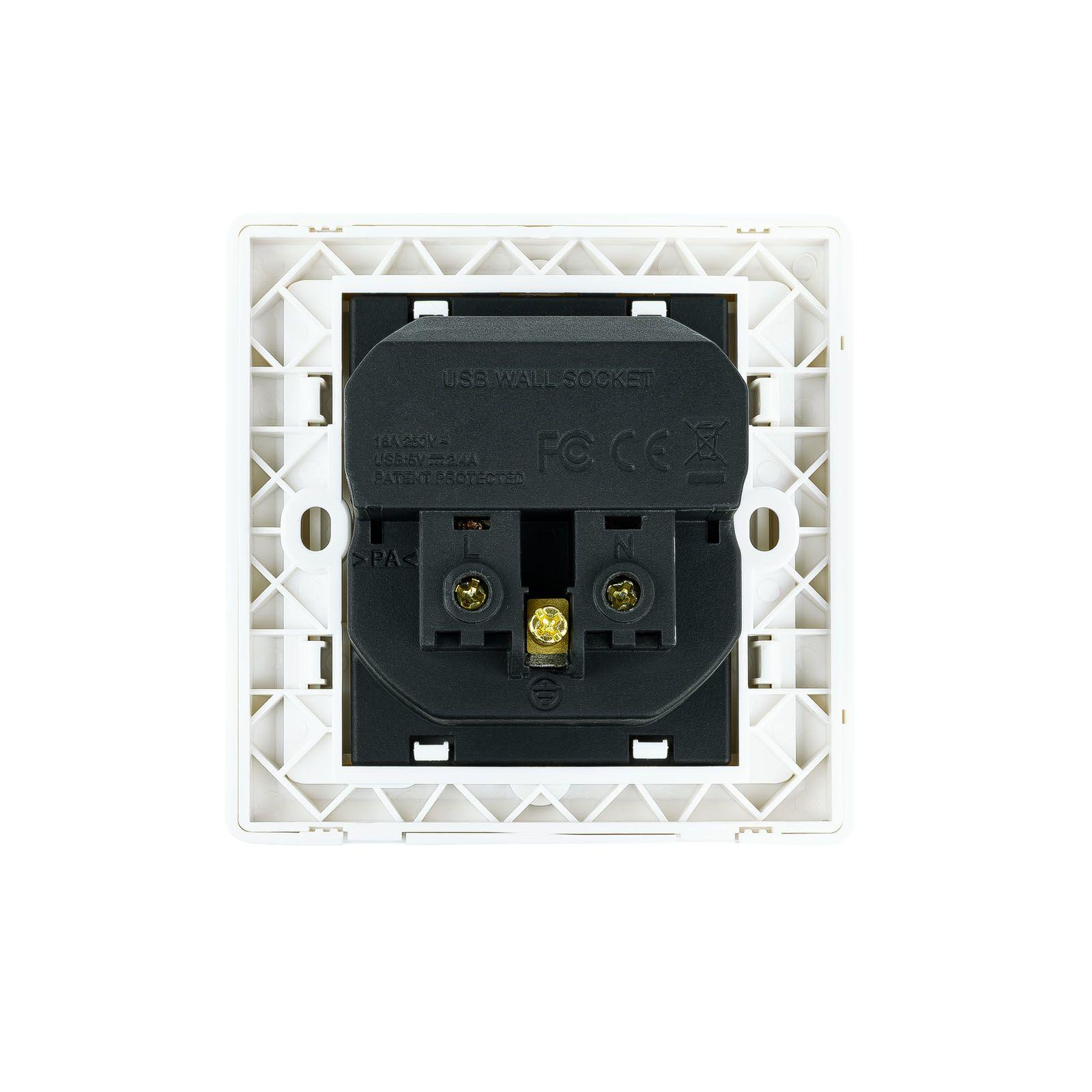 Tomada de Parede NANO CABLE 10.35.0010 (Branco) — miniatura 2