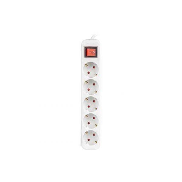 Bloco de Tomadas LANBERG PS1-05F-0150-W (Schuko, tipo F - Branco), miniatura 2