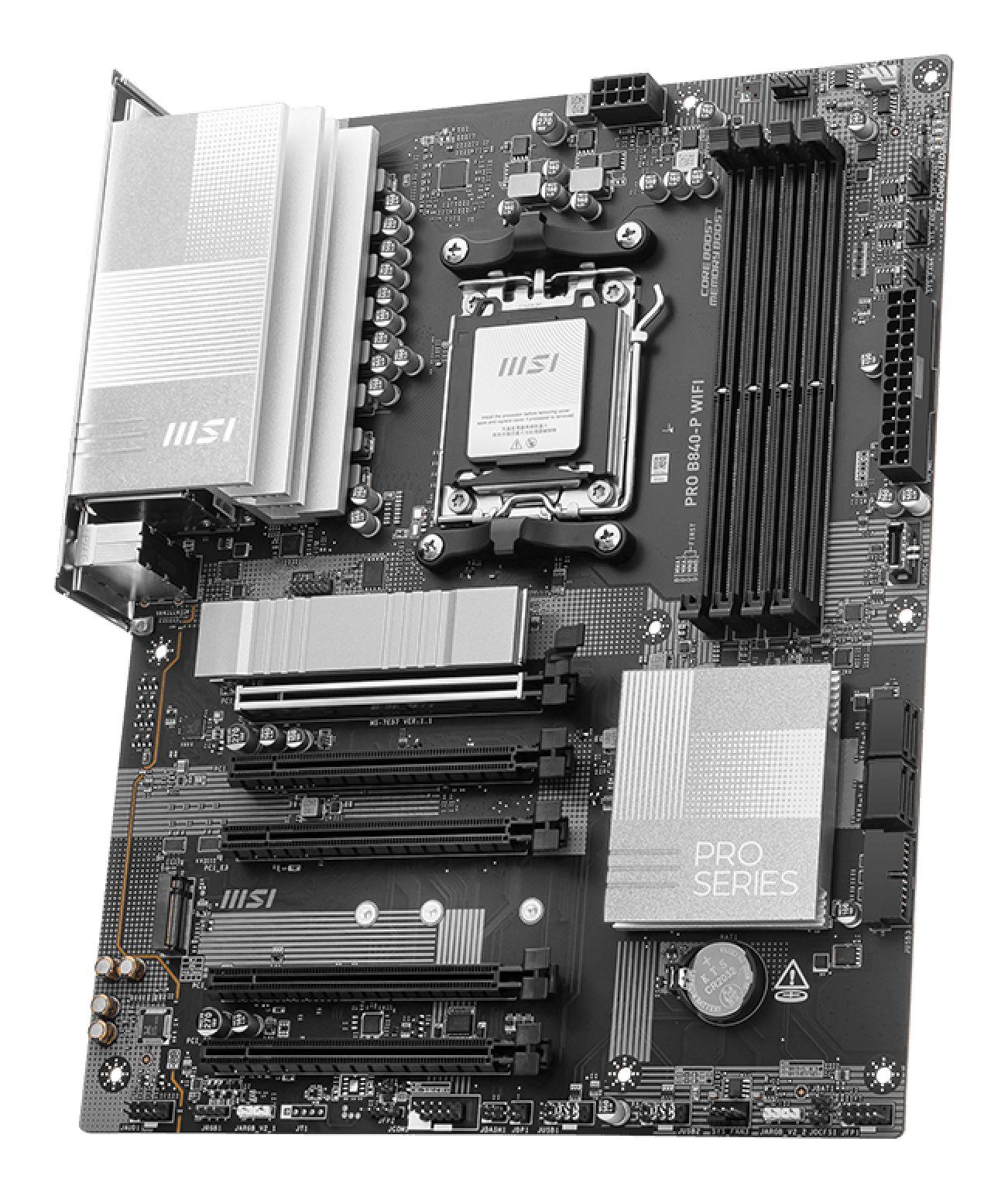 Motherboard MSI PRO B840-P WIFI (AM5 - ATX - Duplo canal - Preto), miniatura 4