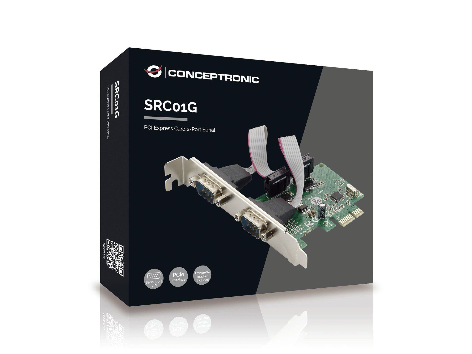Placa PCIe CONCEPTRONIC SRC01G (Verde) — miniatura 3