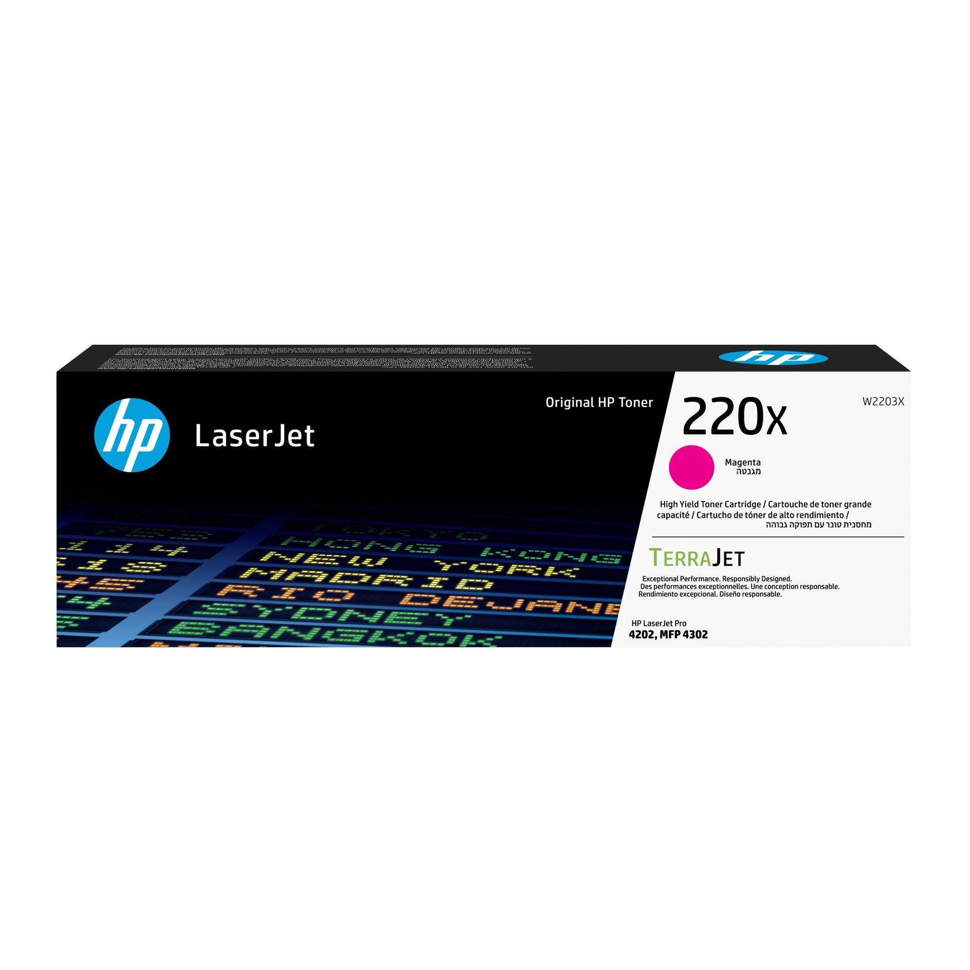Toner HP W2203X (5.500 páginas - Magenta)
