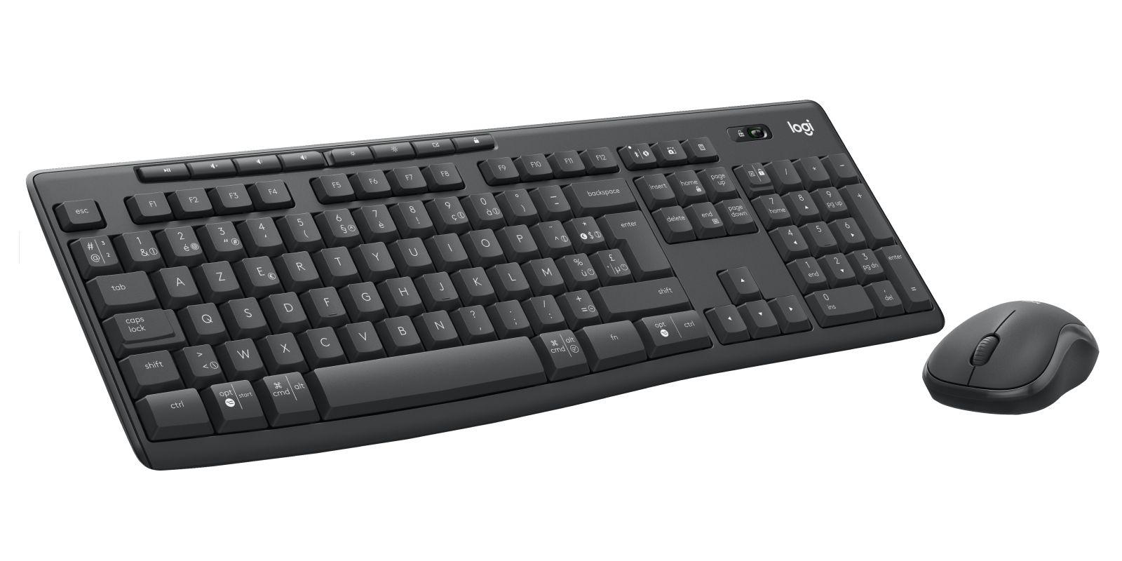 Teclado e Rato LOGITECH MK370 Combo for Business (Belga - Interruptor de membrana - Tamanho completo - Grafite) — miniatura 3