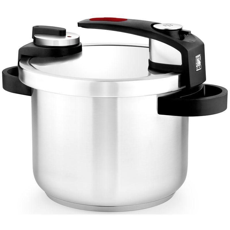 Panela de Pressão BRA Tekna A185601 (Aço inoxidável 18/10 - Prateado)