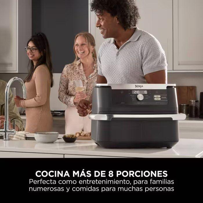 Fritadeira a Ar Quente Independente NINJA AF500EU (2470 W - 240 °C - 40 °C - Preto e Aço Inoxidável), miniatura 6