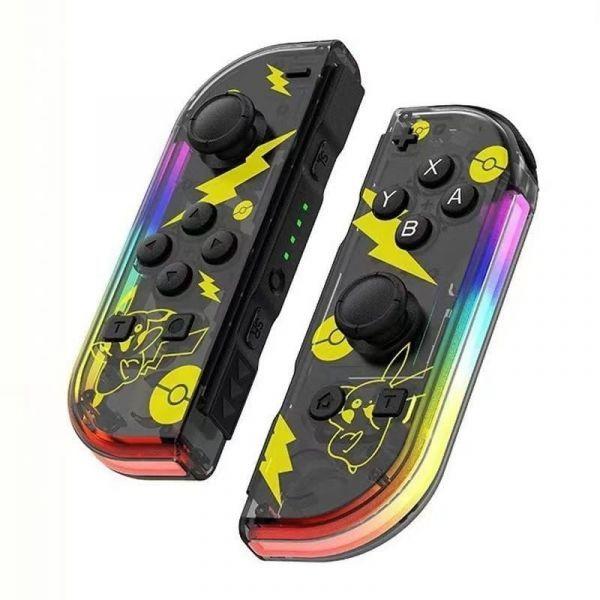 Conjunto de Comandos POWERGAMING J-C Set (Nintendo Switch - Preto e Amarelo) — miniatura 2