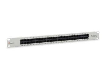 Painel de Patch EQUIP 125297 (50x RJ45 - Cat3 UTP - 1U - Cinzento-claro)