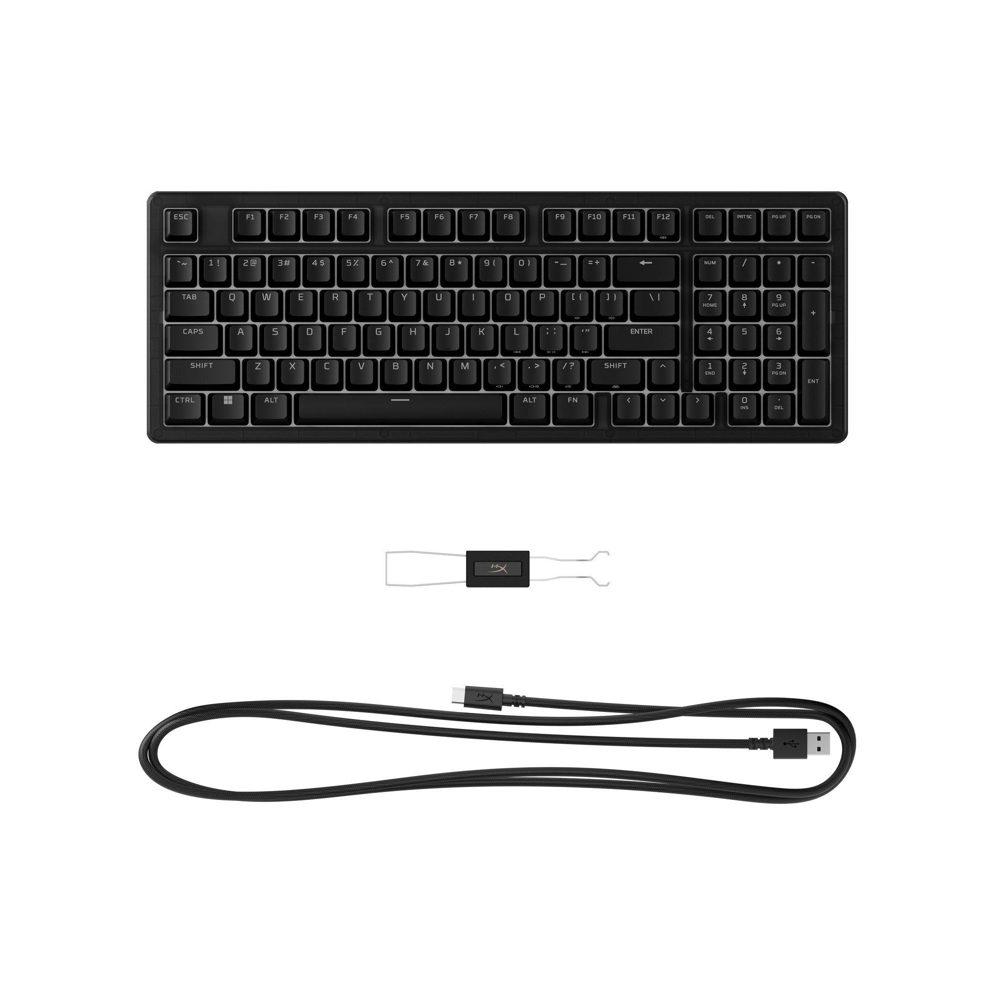 Teclado HYPERX Origins 2 1800 (HyperX Red - 96% - USB - Preto) — miniatura 4