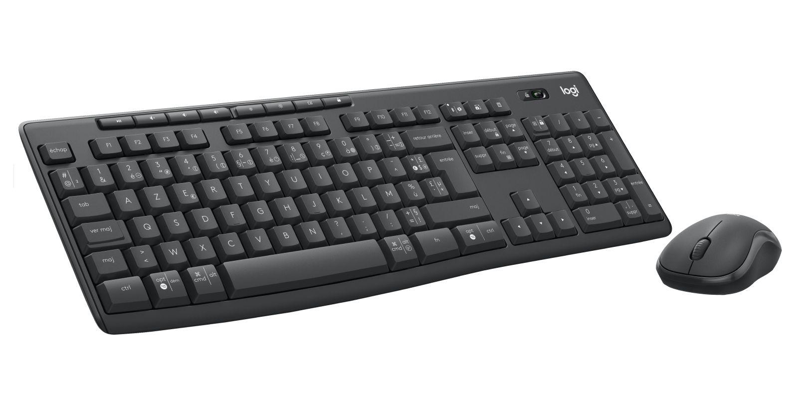 Teclado e Rato LOGITECH MK370 Combo for Business (Francês - Interruptor de membrana - Tamanho completo - Grafite) — miniatura 4