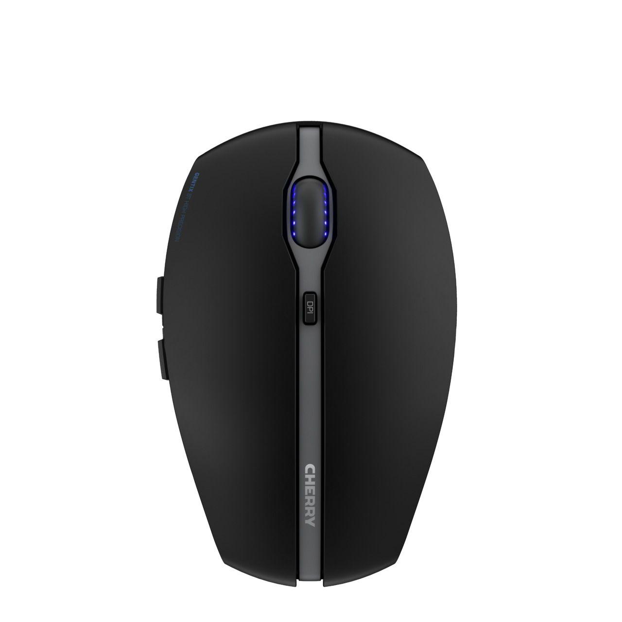 Rato CHERRY GENTIX BT JW-7500-2 (Ambidestro - 2000 DPI - Ótico - Preto)