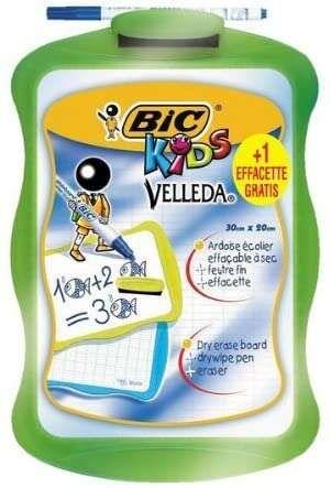 Quadro Branco Escolar BIC Velleda Kids (20 x 30 cm - Cores Sortidas)