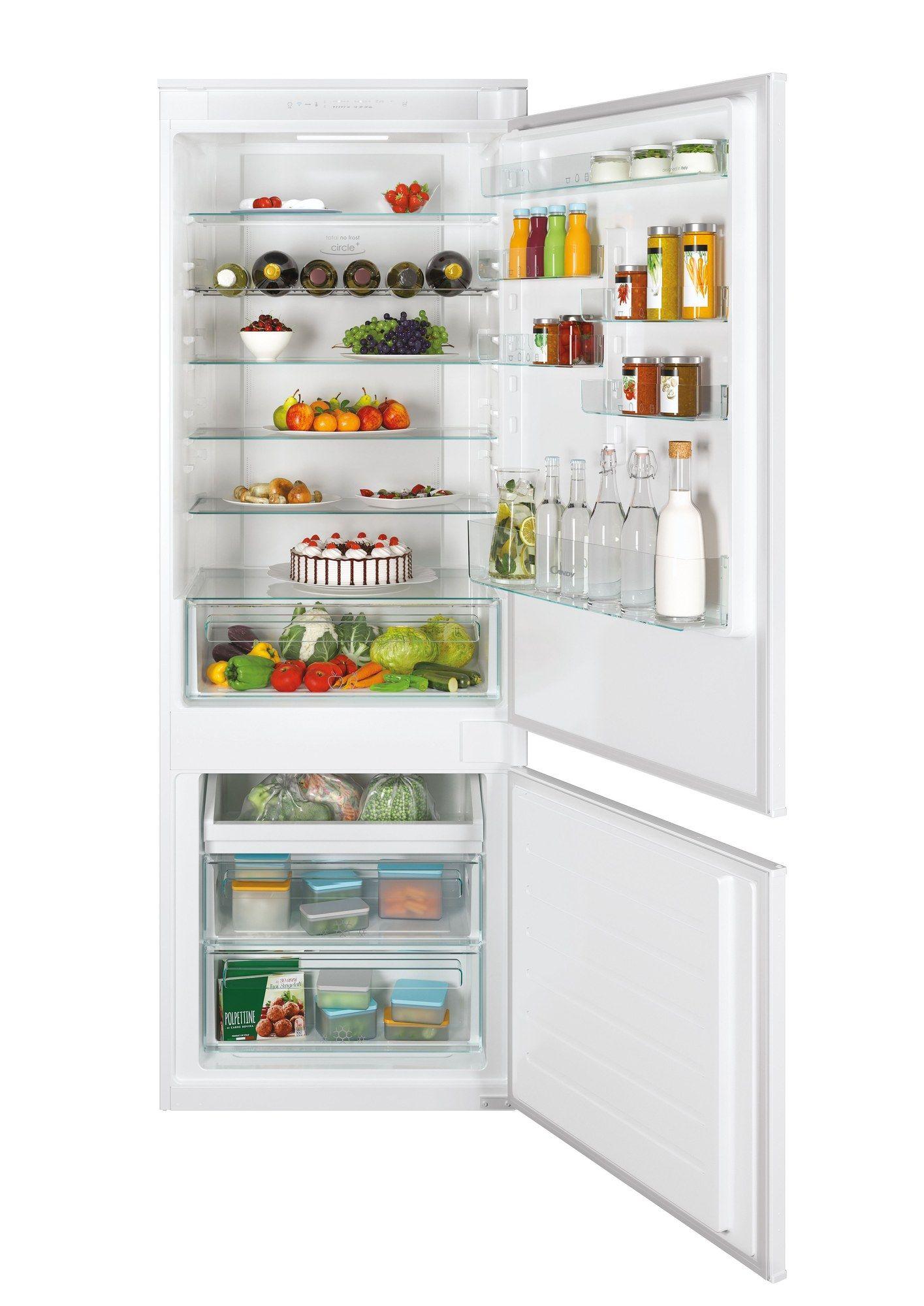 Frigorífico Combinado de Encastre CANDY CBT7719FW (364 l - hOn - 193,5x69x54,5 cm - Branco)