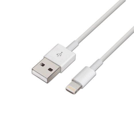 Cabo Lightning AISENS A102-0035 (1 m - USB A - Branco) — miniatura 3