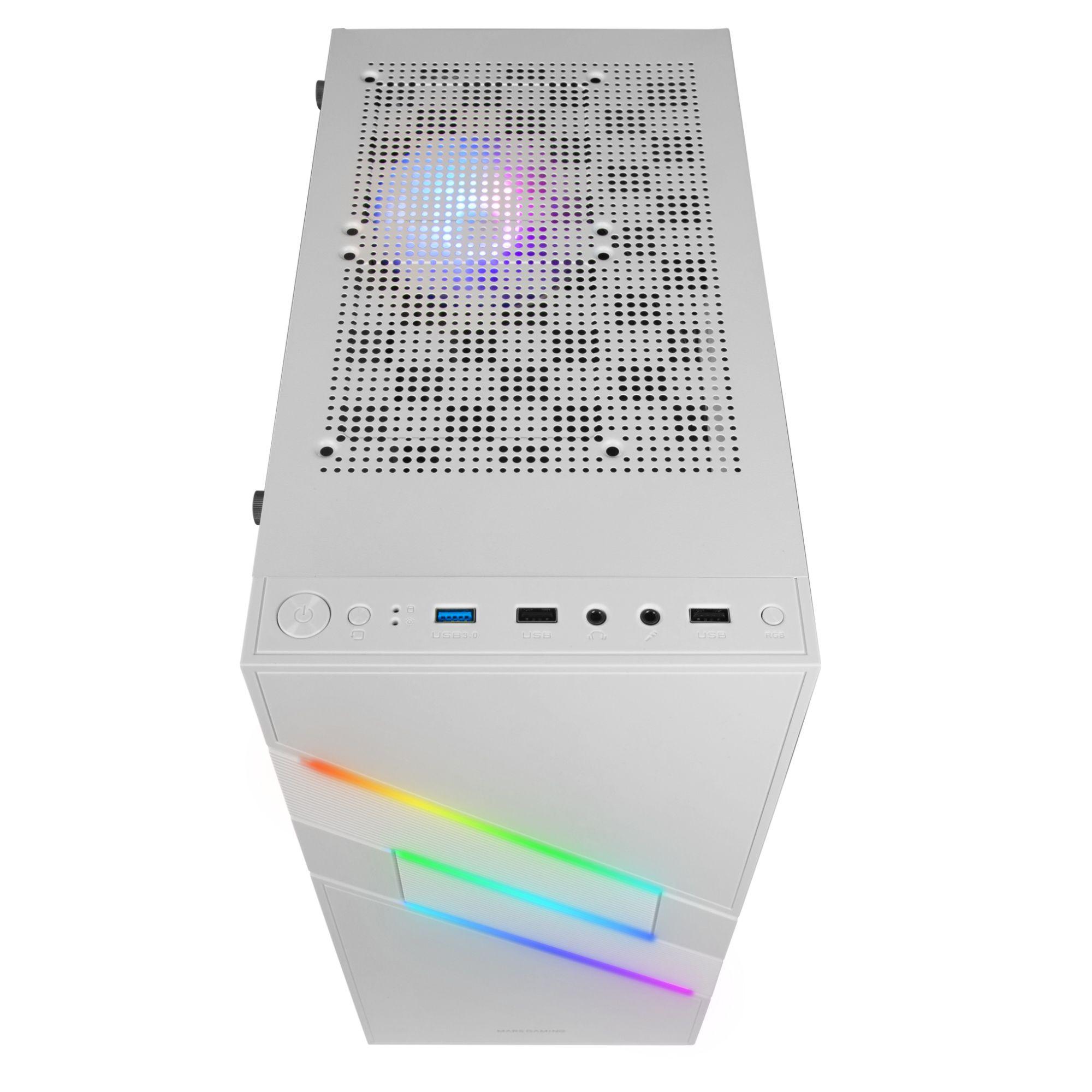 Caixa de Computador MARS GAMING MC-U3 XL ARGB (ATX, Micro ATX, Mini-ITX - 2,5" - 15,8 cm - Branco) — miniatura 3