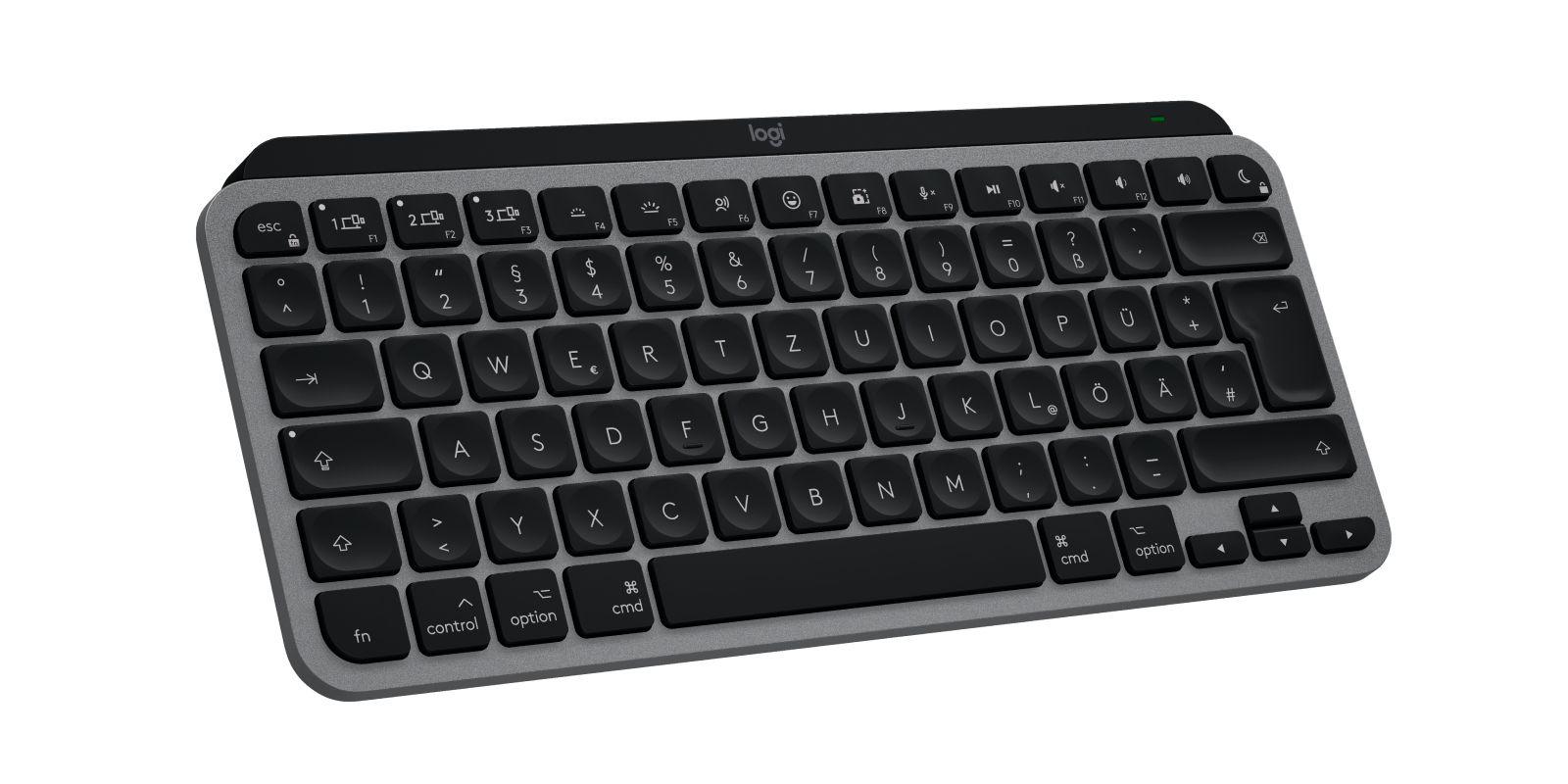 Teclado LOGITECH MX Keys Mini for Mac (Alemão - Teclas tesoura - Mini - Preto e Cinzento) — miniatura 2