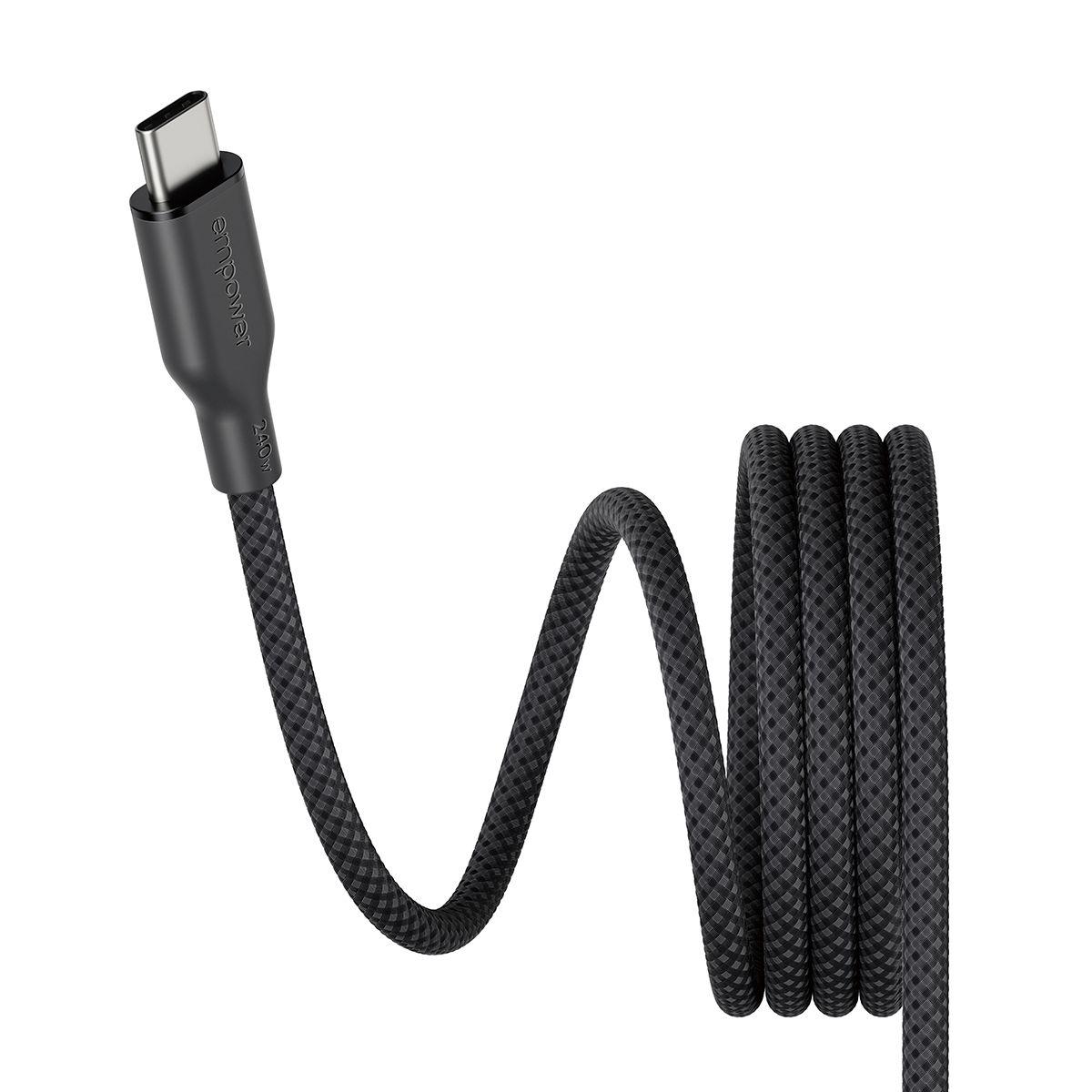 Cabo USB-C para USB-C PANZERGLASS EM68208 (1,5 m - Universal - Preto) — miniatura 6