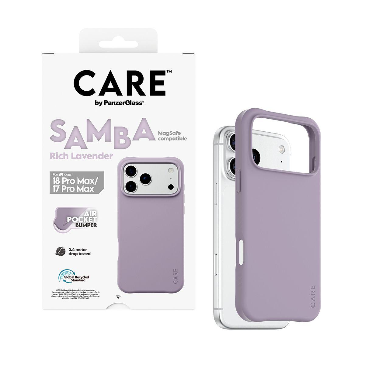 Capa PANZERGLASS Samba Case iP17/18 Pro Max (Roxo), miniatura 5