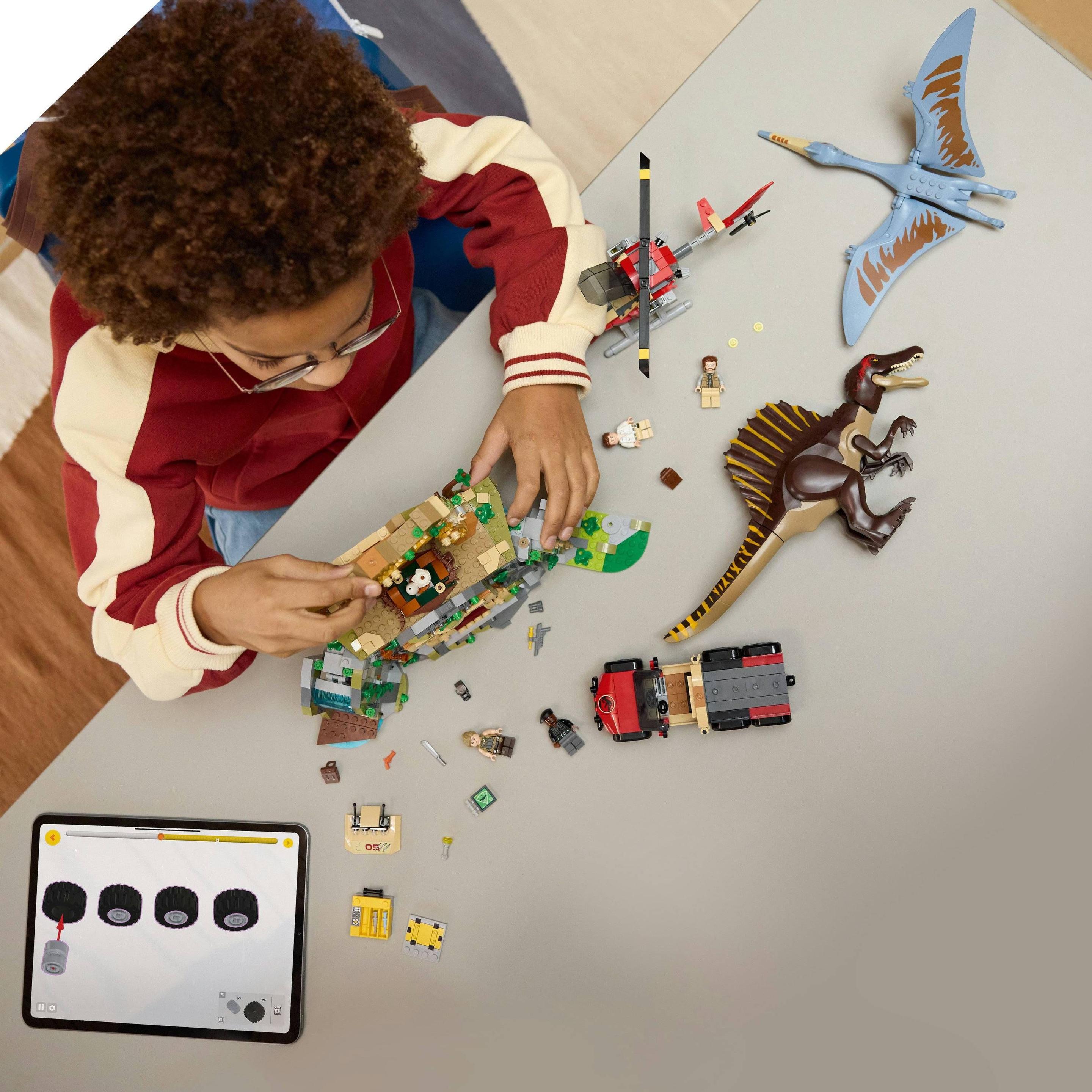 LEGO 76976 Jurassic World Missão Aérea com Espinossauro e Quetzalcoatlus (8+ anos - 984 peças), miniatura 5
