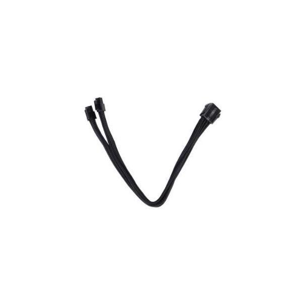 Cabo Extensor de Alimentação SILVERSTONE SST-PP07-EPS8B (0,3 m - Macho - 8-pin - Preto)