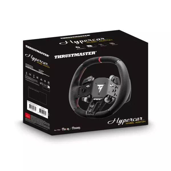 Volante THRUSTMASTER Hypercar Wheel Add-On (Thrustmaster T818, T598 - Com fios - Preto e Prateado) — miniatura 7